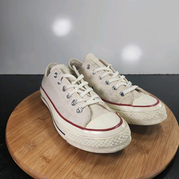 Women's Converse Chuck Taylor All Star Sz 8 010176 White Canvas Casual Sneakers - Picture 2 of 9